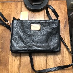 Michael Kors Small Black Leather Crossbody bag NWT